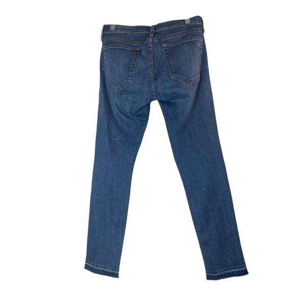 RAG & BONE Dre Capri Low-Rise Jeans in Livingston Wash Size 26 - Picture 3 of 11